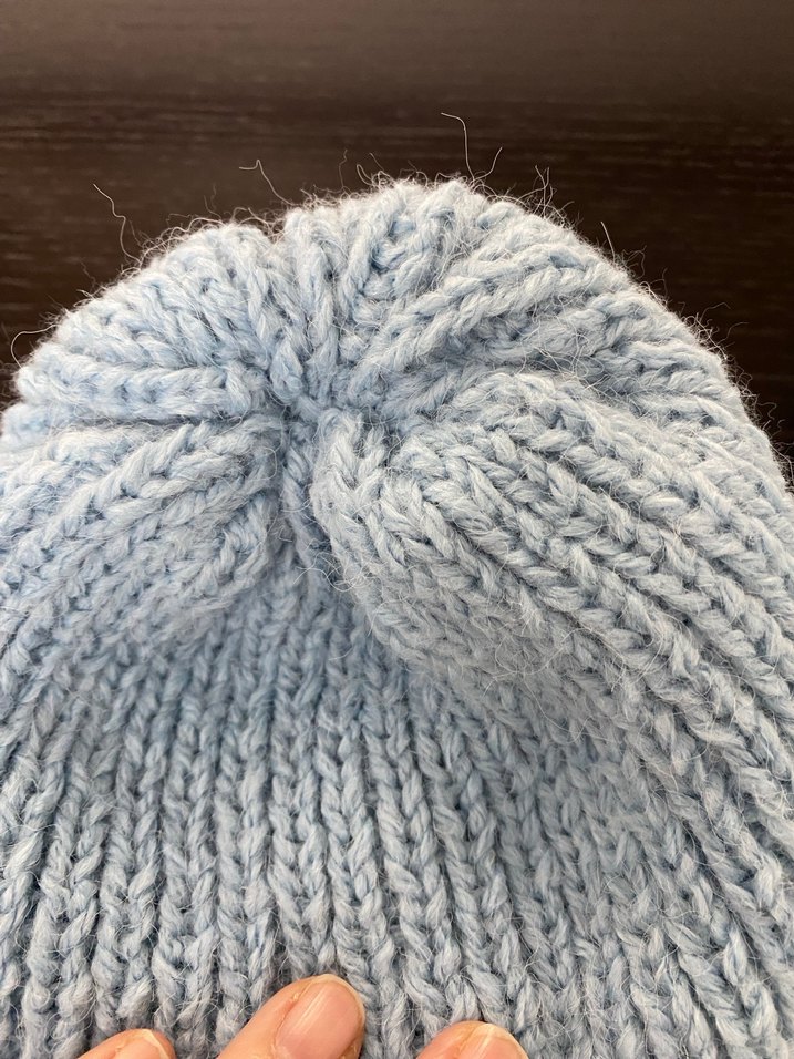 Mavi Örgü Bere - Görsel 4