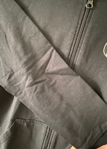 Kapüşonlu Siyah Erkek Çocuk Sweatshirt - Görsel 4