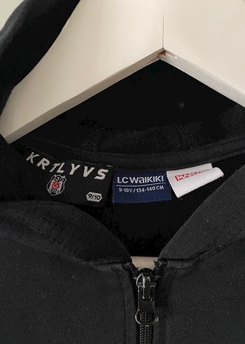 Kapüşonlu Siyah Erkek Çocuk Sweatshirt - Görsel 2