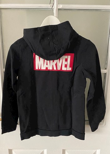 Kapüşonlu Siyah Erkek Çocuk Sweatshirt - Görsel 3