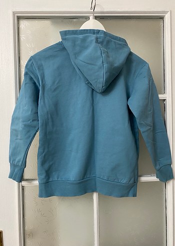 Erkek çocuk Kapüşonlu Mavi Sweatshirt - Görsel 3