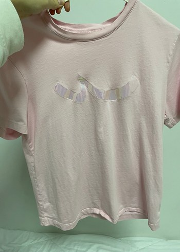 LTB Pastel Pembe Minimalist Tisort