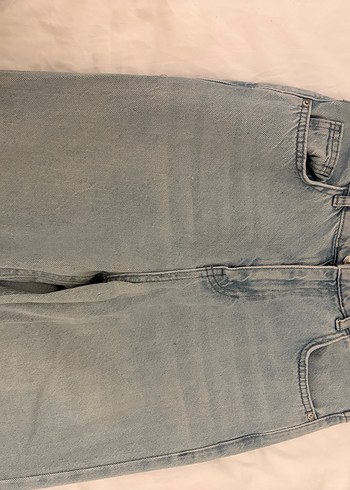 Drape Butik Acik Mavi Rahat Kesim Denim Jean