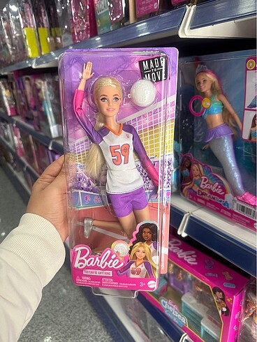 Barbie Tenis Sporcusu Bebek