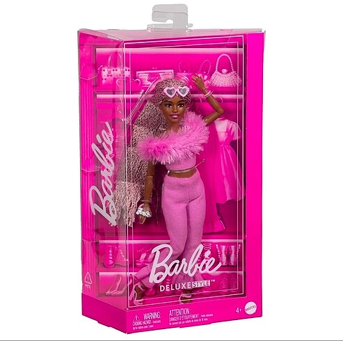  Beden Barbie Deluxe Style Doll #4