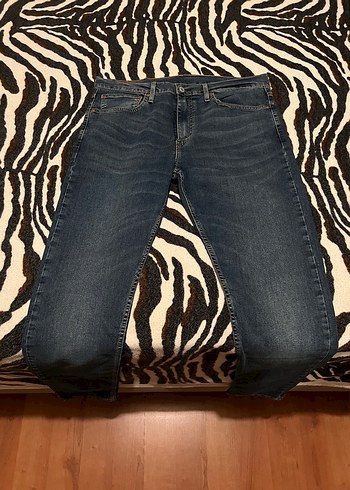 Levis 512 Koyu Mavi Denim Jean