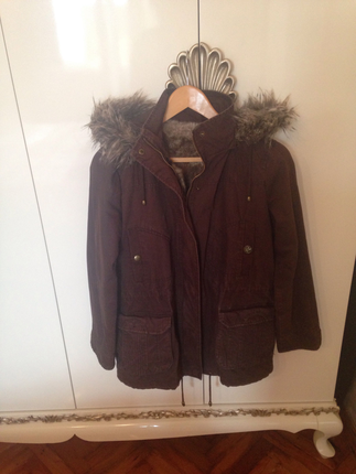 Mango kahverengi parka
