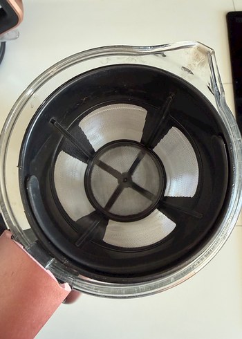 Pembe Saplı Siyah Çay Makinesi - Görsel 3