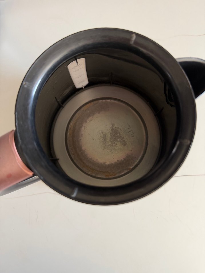 Pembe Saplı Siyah Çay Makinesi - Görsel 5