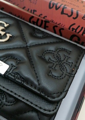 Guess Siyah Deri Kadın Cüzdan - Görsel 2