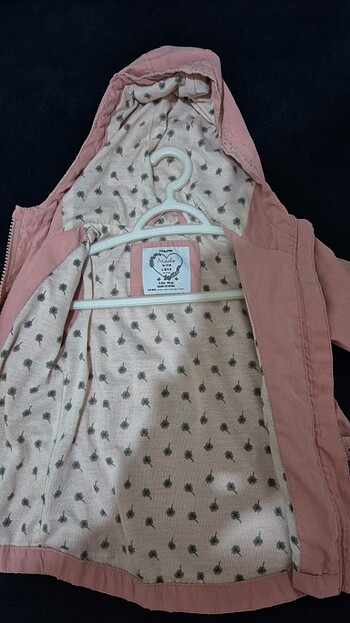 12 18 ay Kız çocuk mevsimlik yağmurluk kız çocuk mevsimlik mont - Görsel 3