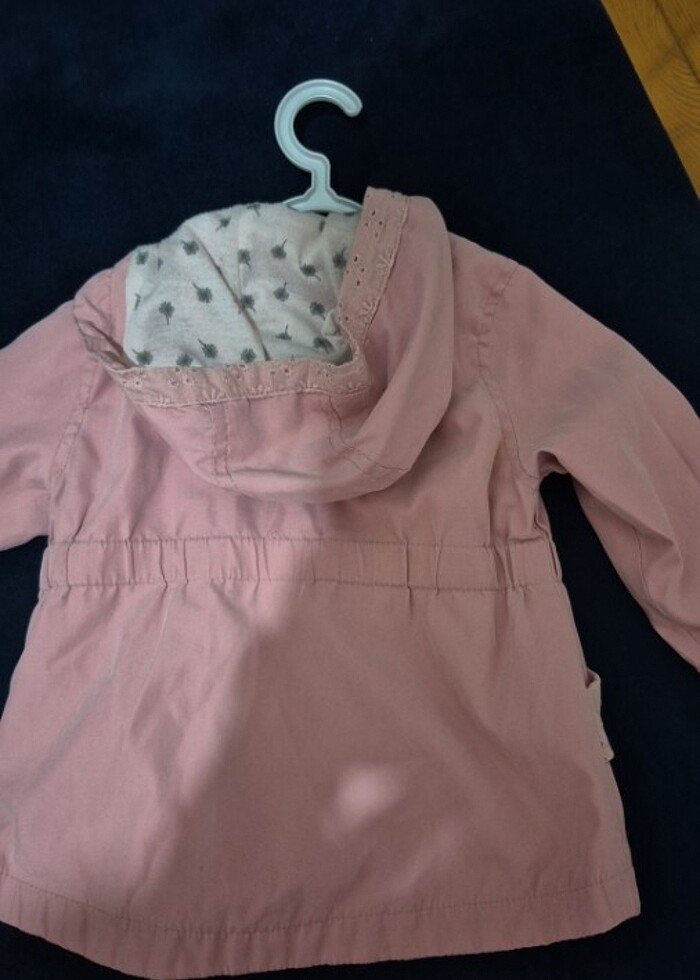 12 18 ay Kız çocuk mevsimlik yağmurluk kız çocuk mevsimlik mont - Görsel 5
