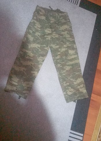 2K Haki Kamuflaj Desenli Rahat Pantolon