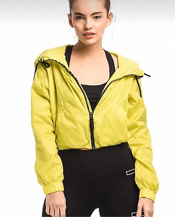 Bershka neon yağmurluk
