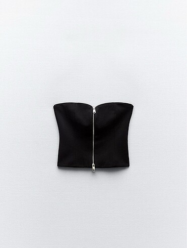 Zara straplez bluz
