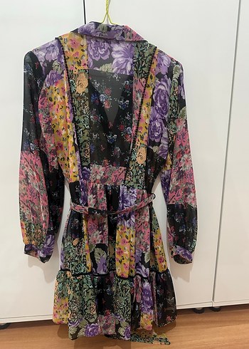 Zara şifon elbise - Görsel 6