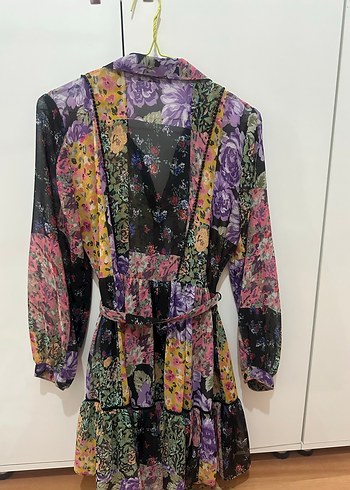 Zara şifon elbise - Görsel 5