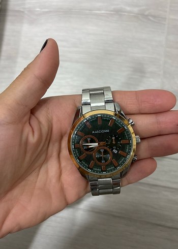Diğer Mascioni Sikligi Yesil Detayli Metal Bilezikli Saat