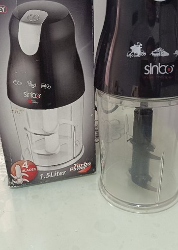 Sinbo 1.5L 4 Bıçaklı Elektrikli Doğrayıcı