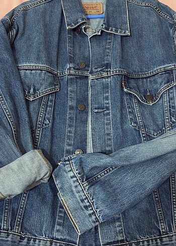 Levis Klasik Mavi Denim Ceket