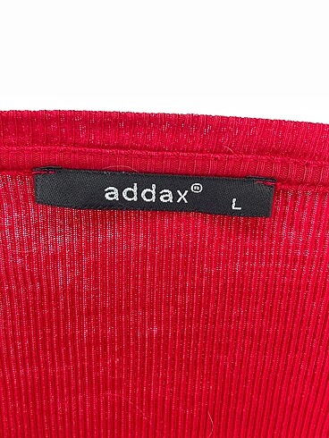 l Beden kırmızı Renk Addax T-shirt %70 İndirimli.