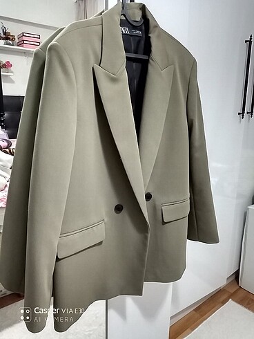 Haki blazer ceket
