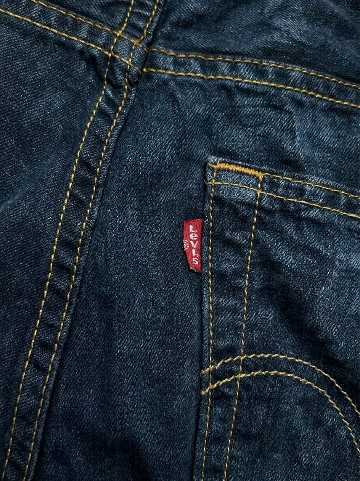 Orjinal levi's 507 Vintage Dark Blue Jean — görsel 2/3