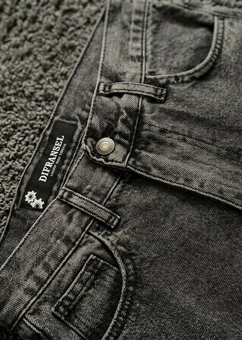 American Vintage Difransel Gri Vintage Denim Jean