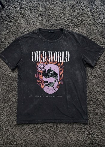 Zara Fume Eskitme Yikamali Xl T Shirt
