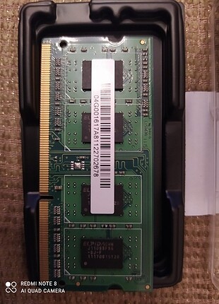 Laptop (2+1) 3GB DDR3 1333 MHz RAM (Laptop için)