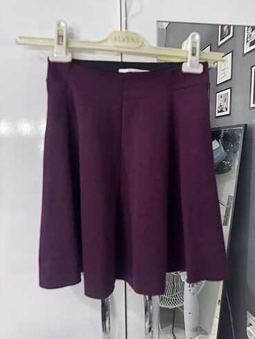 bershka bordo etek
