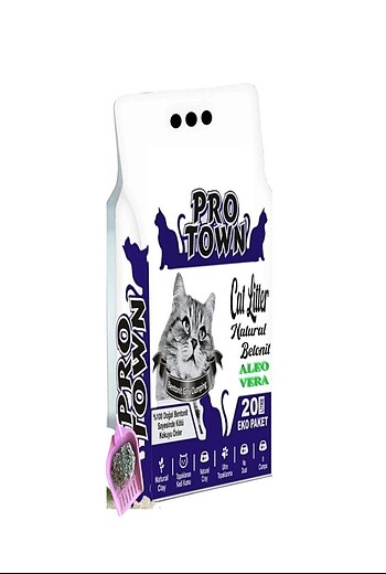 20 lt Aloe Vera kokulu 0,5 mm taneli kedi kumu