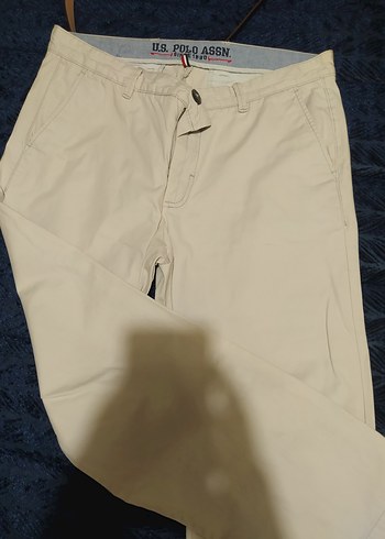 U.S Polo Assn. Bej Slim Fit Pantolon