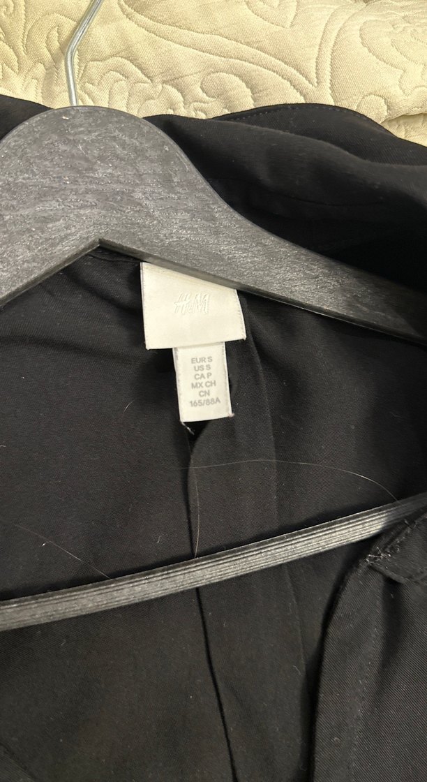 Siyah Uzun Gömlek Elbise H&M — görsel 3/5
