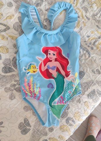 Lcw Kız Bebek Deniz Kızı Desenli Mayo