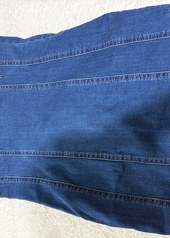 H&M Koyu Mavi Denim Etek