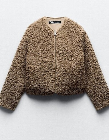 Zara ceket peluş