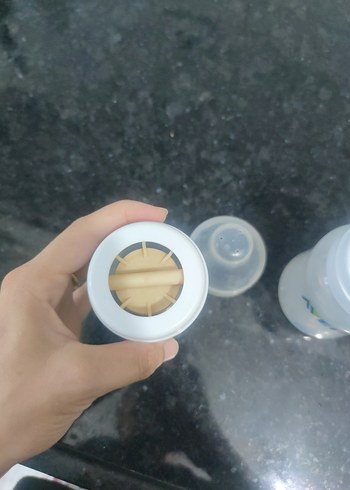 Bebek Biberonu Beyaz-Gri - Görsel 3