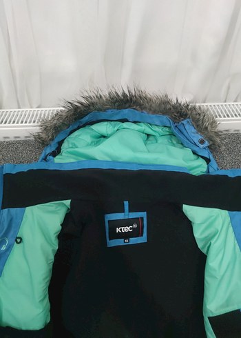 Mavi Kemerli Kış ve kayak Montu - Görsel 3