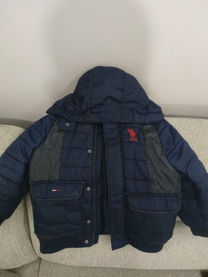 Erkek Çocuk Lacivert Kapitone Mont - Görsel 4