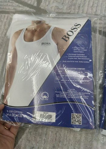 Erkek Beyaz Baskılı Atlet - Görsel 15