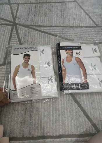 Erkek Beyaz Baskılı Atlet - Görsel 13