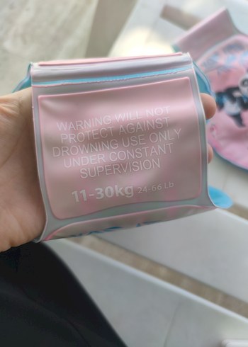 Bebek Desenli Mini Şişme Kolluklar - Görsel 3