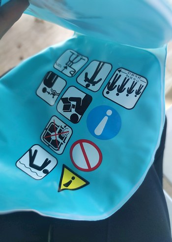 Bebek Desenli Mini Şişme Kolluklar - Görsel 5