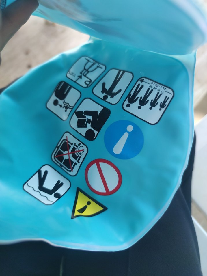 Bebek Desenli Mini Şişme Kolluklar - Görsel 5