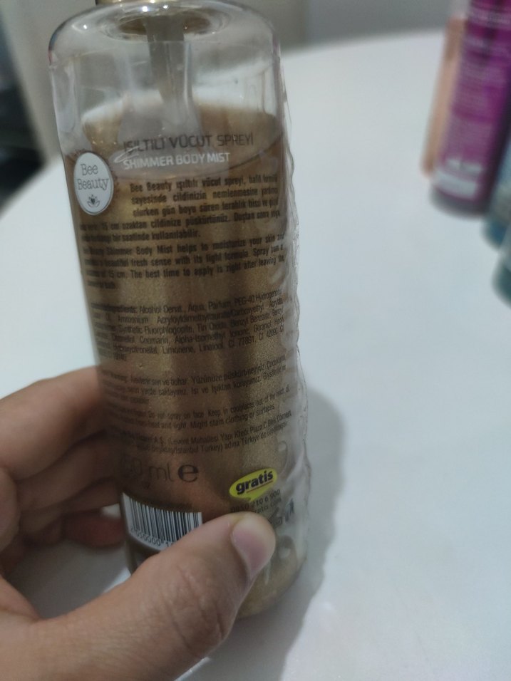 Bee Beauty Işıltılı Vücut Spreyi 250 ml - Görsel 2