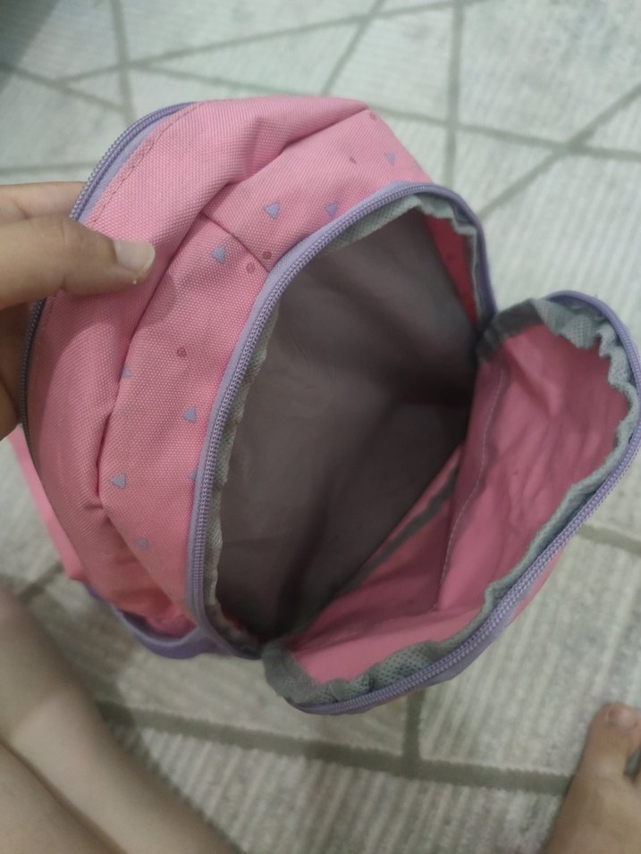 Pembe Çocuk Sırt Çantası, Pastel Tonlarda - Görsel 4