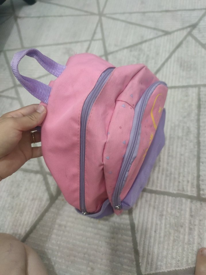 Pembe Çocuk Sırt Çantası, Pastel Tonlarda - Görsel 2