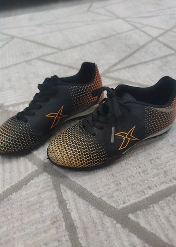 Erkek Turuncu Yılan Desenli Futbol Ayakkabısı - Görsel 3