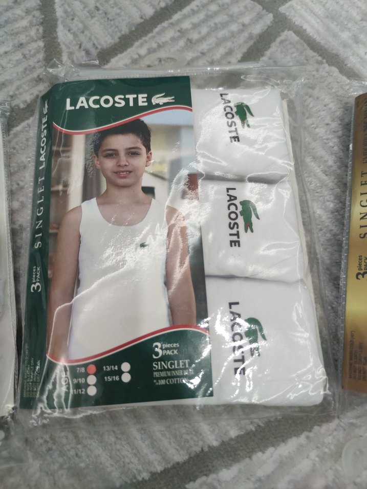 Erkek Beyaz Baskılı Atlet - Görsel 3